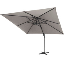 Rechteckiger Sonnenschirm mit Standfuß