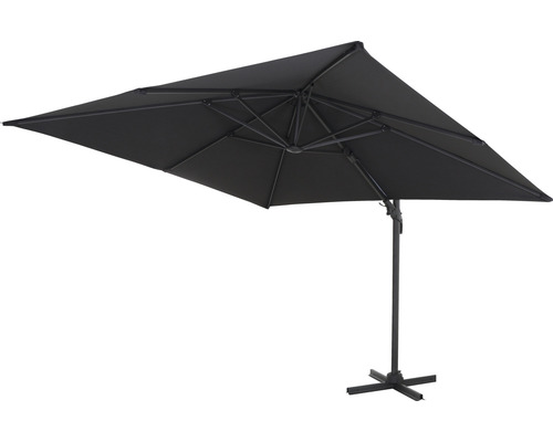 Freiarm-Sonnenschirm mit Schirmständer für den Außenbereich