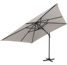 Rechteckiger Sonnenschirm mit Stahlgestell