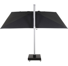 Quadratischer Sonnenschirm mit Ständer