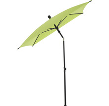 City Mittelstockschirm Siena Garden 140 x 210 cm anthrazit grün