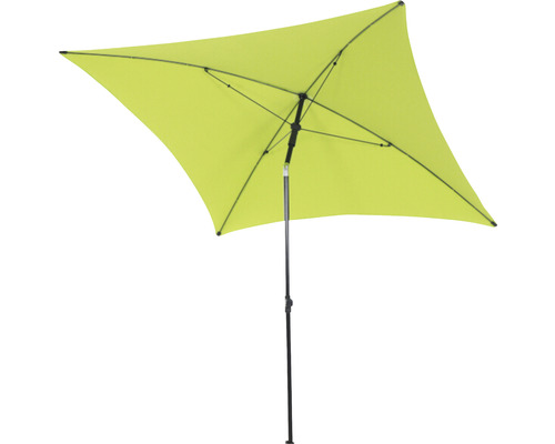 Quadratischer Sonnenschirm mit Stahlmast