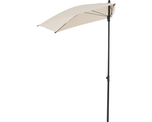 Halbierter Sonnenschirm mit Mast