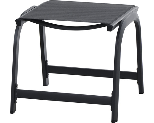 Hocker Siena Garden Tesoro K/D, matt anthrazit Alu, Textilbezug silber schwarz Hocker Siena Garden Tesoro K/D, matt anthrazit Alu, Textilbezug silber schwarz