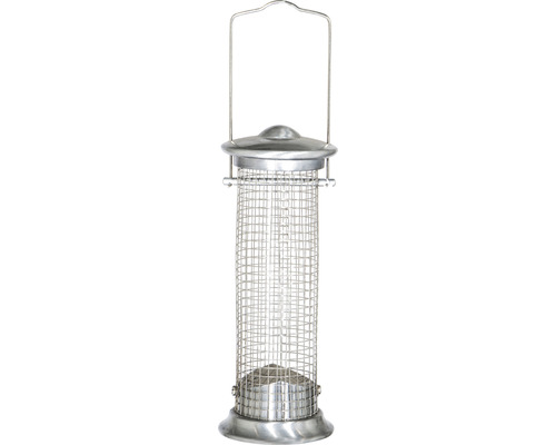 Vogelfuttersäule Siena Garden Aluminium Line Ø 9 x 24 cm Vogelfutterspender aus Metall mit Aufhängevorrichtung
