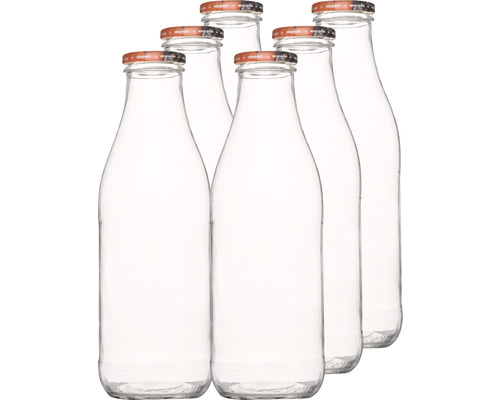 Fruchtsaftflasche inkl. Twist-Off-Verschluss 1000 ml 6 Stk. Fruchtsaftflasche inkl. Twist-Off-Verschluss 1000 ml 6 Stk.