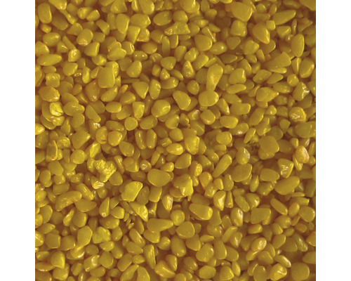 Aquarienkies, Farbkies 3-5 mm 5 kg gelb