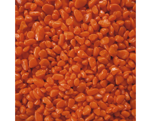 Aquarienkies, Farbkies 3-5 mm 5 kg orange
