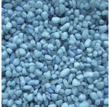 Aquarienkies, Farbkies 3-5 mm 5 kg pastell-blau