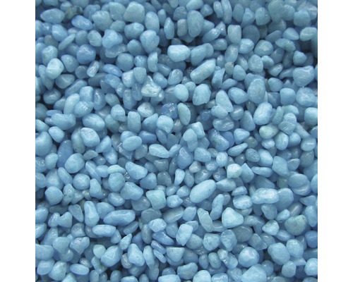 Aquarienkies, Farbkies 3-5 mm 5 kg pastell-blau