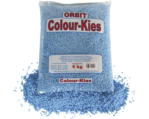 Orbit Colour-Kies im 5 kg Sack für die Gestaltung von Aquarien