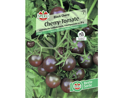 Tomate 'Black Cherry' Sperli Gemüsesamen