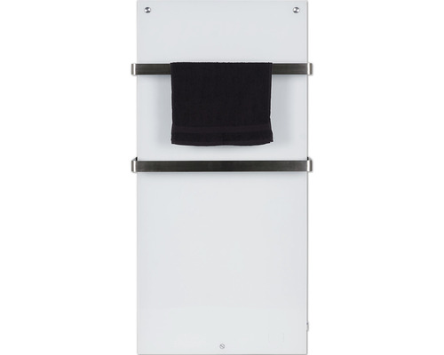 Handtuchwärmer mit Handtuch