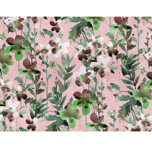 Blumentapete mit Blumen- und Blätterdesign