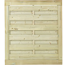 Holzzaun Element mit horizontalen Brettern