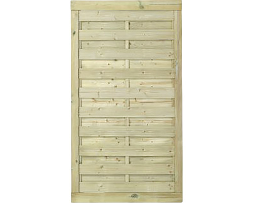 Einzeltor PLUS Newline 100 x 180 cm kesseldruckimprägniert Holzzaun mit horizontalen Brettern für den Garten