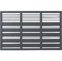 Sichtschutzelement mit horizontalen Lamellen