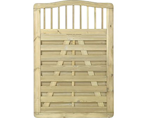 Einzeltor PLUS Rondo 100 x 142/145 cm kesseldruckimprägniert Holztor für den Garten