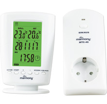 Marmony MTC-40 Funk-Thermostat mit digitaler Anzeige und Steckdose