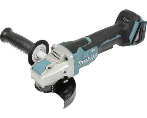 Akku-Winkelschleifer Makita DGA520ZX1 X-Lock 18V, ohne Akku und Ladegerät, mit Paddelschalter nicht auf Dauerbetrieb arretierbar