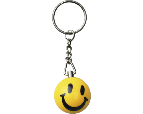 Schlüsselanhänger mit Smiley-Motiv