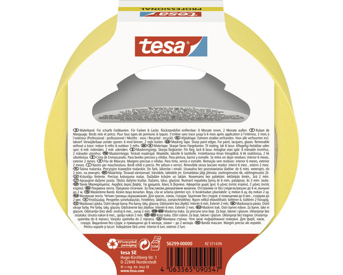 Tesa Malerband für scharfe Farbkanten, rückstandsfrei entfernbar