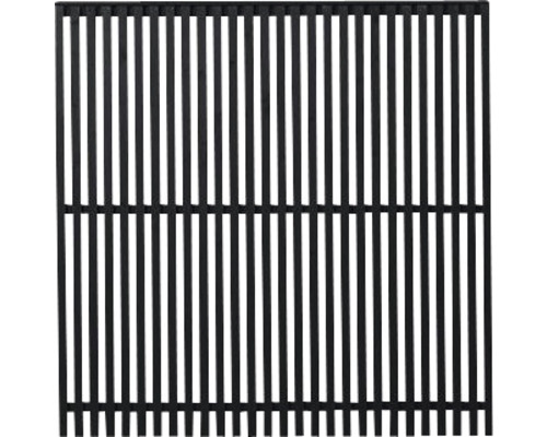 Hauptelement PLUS Sendai 180 x 180 cm RAL 9005 schwarz Grillrost