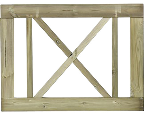 Holzrahmen mit Kreuzstreben für Gartenzwecke
