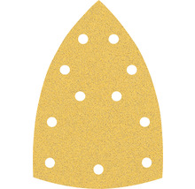 Dreieckiges Schleifpapier mit Löchern
