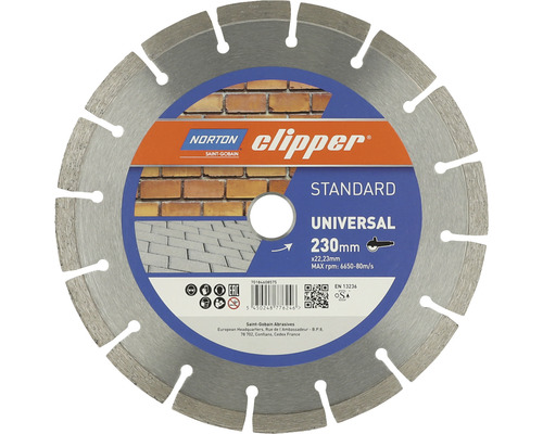 Norton Clipper Diamantscheibe Standard Universal Ø 230x22,23 mm