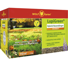 Wolf Garten LupiGreen Hybrid Rasendünger Herbst, geeignet für 110 Quadratmeter