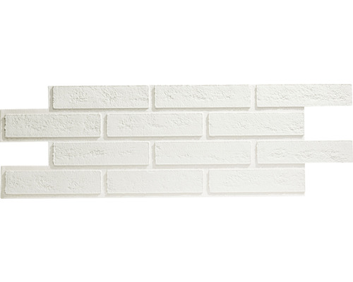Kunststoff Verblender Rebel of Styles UltraFlex P&S Brick Sheet weiß selbstklebend 66,5 x 25 cm