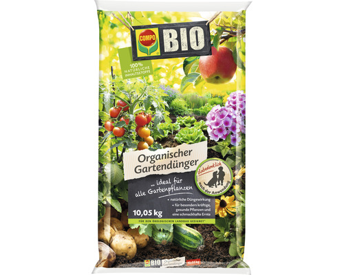 Gartendünger COMPO BIO organischer Gartendünger 10,05 kg für alle Gartenpflanzen