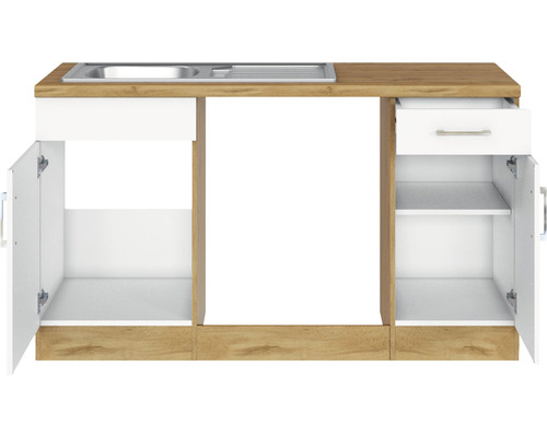 Spülenunterschrank mit Spüle und Schubladen