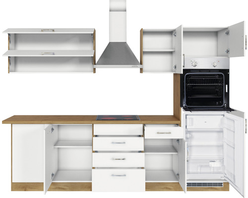 Held Möbel Winkelküche 210 mit Geräten cm HORNBACH | Sorrento