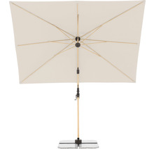 Rechteckiger Sonnenschirm mit Ständer