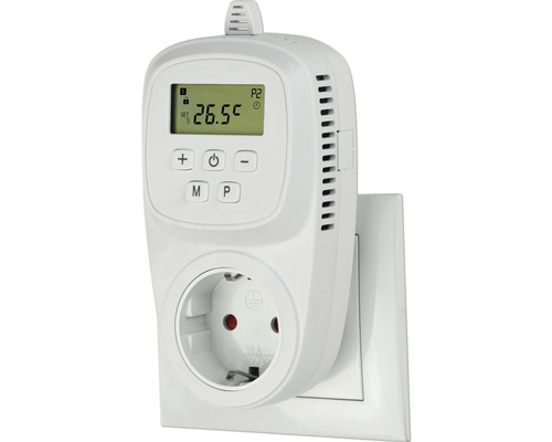 E2 Steck-Thermostat INFRAe² Steckanschluß weiß