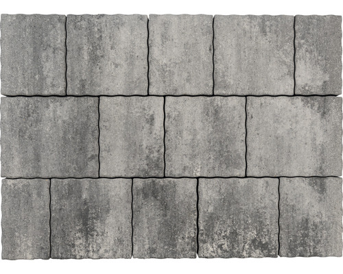 Graue Pflastersteine aus Beton