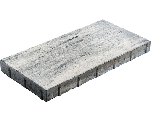 Muster zu Beton Terrassenplatte Crescendo Ambiente weiss-anthrazit 30 x 20 cm