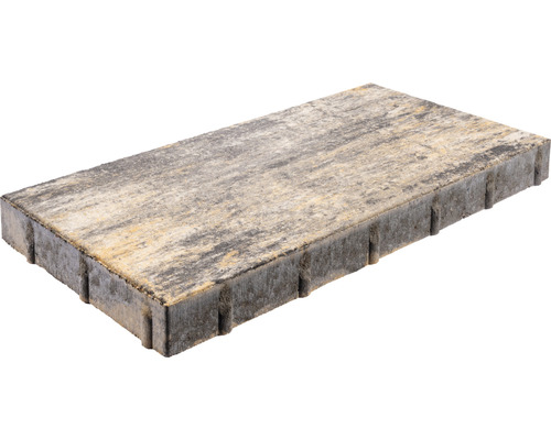 Muster zu Beton Terrassenplatte Crescendo Ambiente muschelkalk 30 x 20 cm