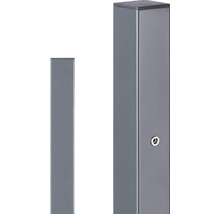 Endpfosten ALBERTS für Chaussee verstellbar zum Einbetonieren 5,1 x 5,1 x 150 cm anthrazit