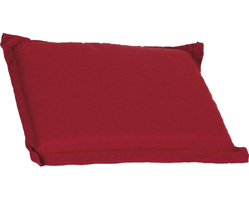 Bankauflage beo 1er P213 46 x 49 cm Baumwolle Polyester rot
