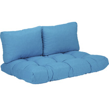 Bodensofa mit zwei Kissen