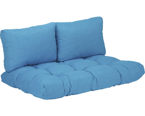 Bodensofa mit zwei Kissen