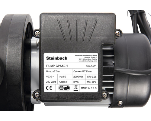 Steinbach Pumpe CPS50-1 Nahaufnahme der Produktdetails.