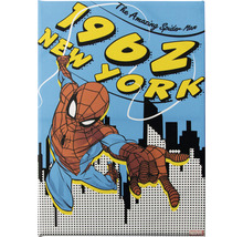 Wandbild mit Spiderman Motiv und dem Schriftzug New York 1962