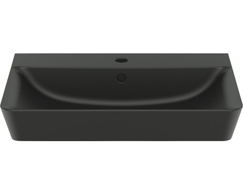 Schwarzes Aufsatzwaschbecken aus Sanitärkeramik