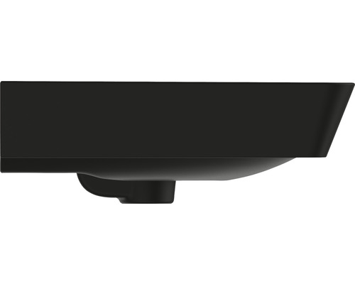 Schwarzes Waschbecken zur Wandmontage