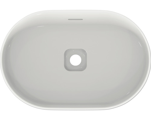 Aufsicht eines Keramikwaschbeckens