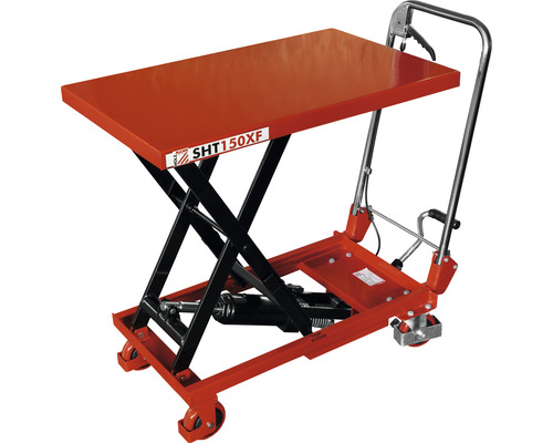 Scherenhubtisch mit Rollen für Werkstattbedarf